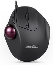 Perix PERIMICE-517D Wired Ergonomics Mouse with Trackball 7 Buttons USB Con picture