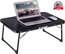 Mesa Ordenador Cama Para Computadora de PC A Laptop Table Un Escritorio Negro picture