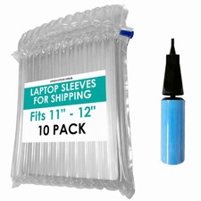 10 Pack Inflatable Laptop Protective Bags - Free Pump. Fits 11-12 Inch Notebooks picture