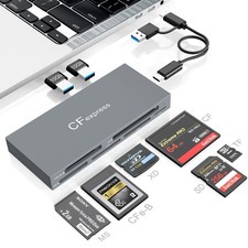 8-in-1 CFexpress Type B Card Reader Hub 10Gbps SD TF CF MS XD 2 USB Ports picture
