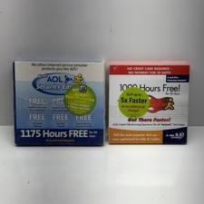 AOL Security Edition & 9.0 Optimized Software CD-ROM Lot - 1175 & 1000 Hours picture