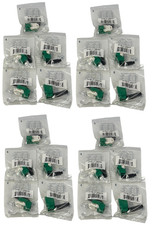 Lot of 20 – Monoprice Cat5e RJ45 Toolless Keystone Jack – Green – NOS picture