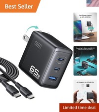 65W Multiport USB-C Fast Charger with 100W Cable - Ultra-Compact & Portable picture