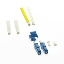 10 Pack of LC/UPC Singlemode Duplex 2mm Connector Blue (10pack) picture