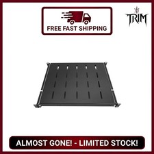 Sliding Rack Server Shelf 1U 19'' 4 Post Adjustable 15-22 in Cold Rolled Steel picture