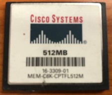 Genuine MEM-C6K-CPTFL512M 512MB Compact Flash Memory for Cisco Catalyst 6000 picture