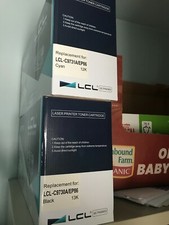 REPLACEMENT LCL-C9730A/EP86 BLACK & LCL-C9731A/EP86 CYAN TONER CARTRIDGES picture