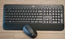 Logi Logitech K545 Keyboard & M510 Wireless Mouse Combo w/ Uni Receiver Tested picture
