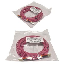 100 x Corning OM4 Duplex FIBER Patch Cord Pink LSZH LC/LC-15m NEW NEW picture
