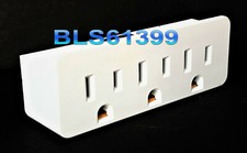 3-Way Electric Outlet Power Splitter Triple AC Wall Plug Electrical Adapter Tap picture