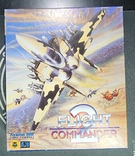 Vintage Flight Commander 2 PC Software Game Includes disks & Original Papers picture