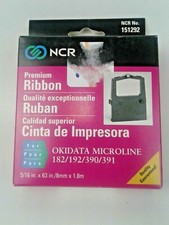 NCR Premium Ribbon for Okidate Microline 182/192/390/391 - NEW picture