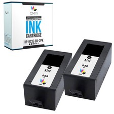 2PK CMYi Compatible Black 923e Ink Cartridges for HP OfficeJet Pro 8138e, 8139e picture