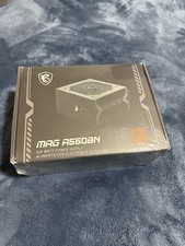 MSI MAG A650BN Fuente de Alimentación Compacta No Modular de 650 W Power Supply. picture