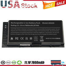 87wh M6600 Battery for Dell Precision M4600 M4700 M4800 M6700 M6800 FV993 FJJ4W picture