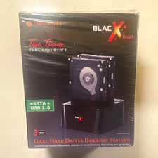 Thermaltake BlacX Duet Dual HDD Dock eSATA USB 2.0 2.5/3.5 Hot Swap Black picture