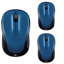 3 Pack - Logitech - M325 Wireless Optical Compact Mouse - Blue - No Receiver picture