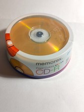 Memorex 2009 Cool Colors 25pk CD-R 80 min 52x 700 MB  Brand New / Sealed Spindle picture