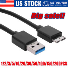 Micro USB 3.0 Cable High Speed Data SYNC For HDD External Hard Drive LOT picture