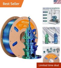 1KG Silk PLA Filament 1.75mm - Dual Color Blue Green for Eye-catching 3D Prints picture