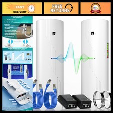 Outdoor Wireless Bridge Kit - Long Range 5G WiFi Expansion, Point to Point (2 Pa picture