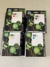 4 X New Genuine HP 88XL High Yield combo inkjet cartridges Black / Magenta picture