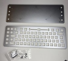 DROP ALT Aluminum Keyboard Case 65% Low Profile Silvery MDX-34726-10 Case Only picture