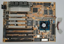 Gigabyte GA-586HX 1.56 Socket 7 ISA Retro Motherboard + Pentium MMX 233MHz + 64MB picture