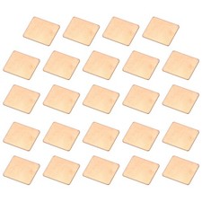 24Pcs Copper Pad Shim 14 x 12.4 x 0.5mm Thermal Pure Copper Heatsink picture