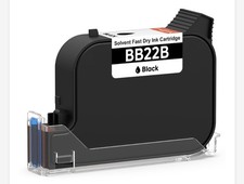 v4ink BB22B Original Solvent Quick Dry Black Ink Cartridge Replacement for Bents picture