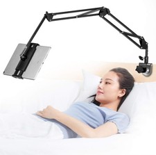 Versatile Adjustable Tablet Stand - Foldable with 360° Rotation for All Devices picture