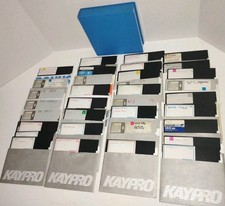 Vintage WordStar/Perfect Writer Lot w/ 2 Kaypro Cases – 5.25
