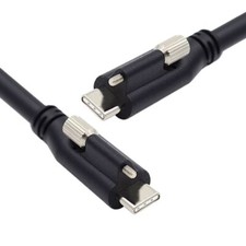 USB C to C Data Power Cable for Industrial Camera with Single Panel Mount Screw picture