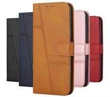 Embossed Leather Wallet Cover Case For Xiaomi Redmi 13R Note 14 13 12 11 A3X A5 picture