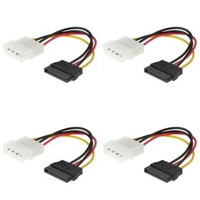4Pin to 15Pin Female Power Converter Adapter Cable Power 15p to 4p Converter picture