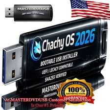 Chachy OS 2026 Bootable USB Installer | UEFI / LEGACY | 64‑Bit | Linux OS picture
