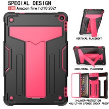 Fr Amazon Fire HD 10/HD10 Plus 2021 Heavy Shockproof Case Kickstand Screen Cover picture