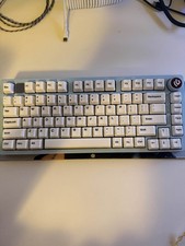 Hi75 barebones blue, vertex v1 switches, cerakeys ceramic keycaps, custom built picture