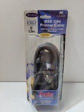 Belkin Pro Series Printer Cable IEEE I284 DB25 Male/36 Male PC Compatible NEW 6’ picture