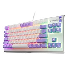 SteelSeries Apex 3 Wired TKL Quiet RGB Keyboard Amethyst Certified Refurbished picture