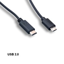 10x 6ft USB 2.0 Type Micro B to Type C Cable Data Sync Charge for PC Mac HDD picture