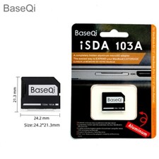 Baseqi Aluminum Micro SD card Adapter for MacBook Air 13inch 103A Mini Drive picture