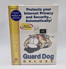 Guard Dog Deluxe PC Software Windows 95 / 98 PC CD-ROM New Old Stock Sealed picture