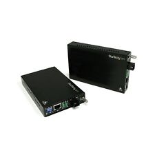 StarTech.com 10/100 Mbps Ethernet Single Mode WDM Fiber Media Converter Kit S... picture