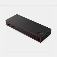 Lenovo ThinkPad USB4 Dock 5000 Docking Station Black USB-C USB-A picture