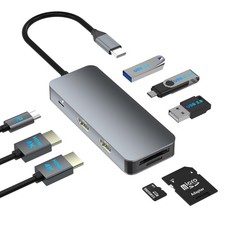 Docking Station Dual Monitor for Dell/HP/Lenovo/Mac Laptop, USB C Laptop Dock... picture