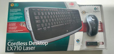 Logitech Cordless Desktop LX710 Laser Wireless Keyboard Mouse NEW picture