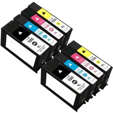 8 PK Comp Lexmark 100XL Black & Color Ink Cartridges Interpret S405 S505 picture
