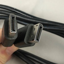 DisplayPort to DisplayPort Cable Hotron E525041 Male to Male Black 6ft DP Cord picture