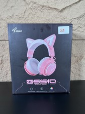 SOMIC GS510 Cat Ear Headset Wireless Gaming Headset for PS5/ PS4/ PC - PINK picture